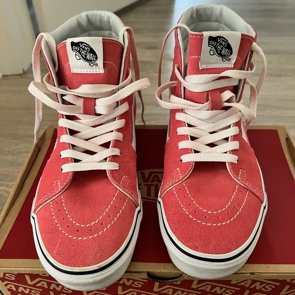 Strawberry Sk8-Hi Suede Vans - Picture 3 of 6
